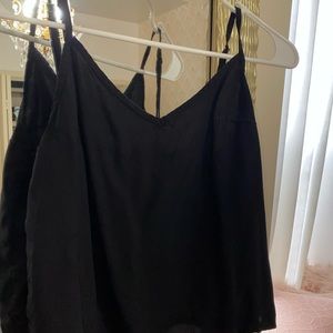 Black tank top